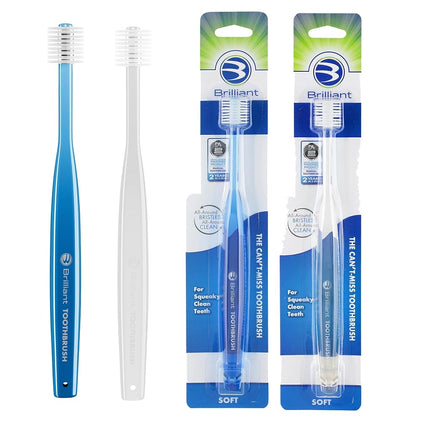 Brilliant Soft Toothbrush for Adults - With Over 1