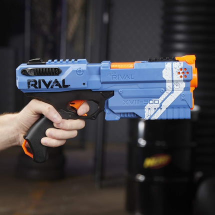 Nerf Rival Kronos XVIII 500 Spring-Action Blaster | Blue Toy Blaster | Boys 14+