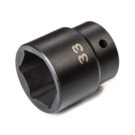 TEKTON 1/2 Inch Drive x 33 mm 6-Point Impact Socke