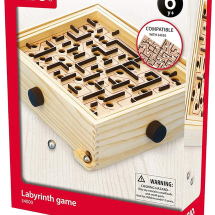 BRIO Wooden Labyrinth Board Game for Children Age 6 Years and Up - Kids Gifts, Multicoloured