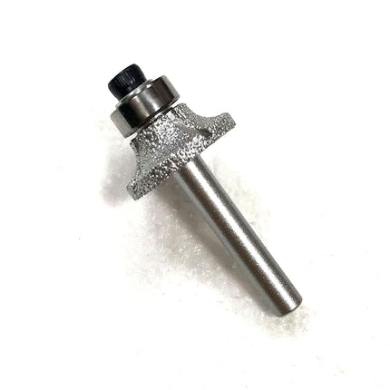 ILOVETOOL Brazed Diamond Radius Bits 1/4 Head Bullnose Profile Wheel 1/4 Shank for Granite Stone