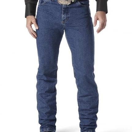 Wrangler Men's Premium Performance Cowboy Cut Slim Fit Jean, Dark Stone, 40W x 32L