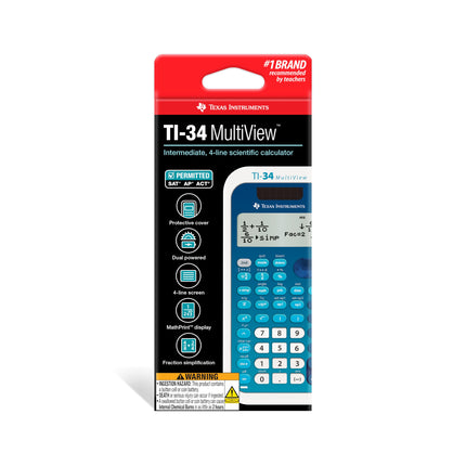 Calculadora científica MultiView TI-34 de Texas Instruments