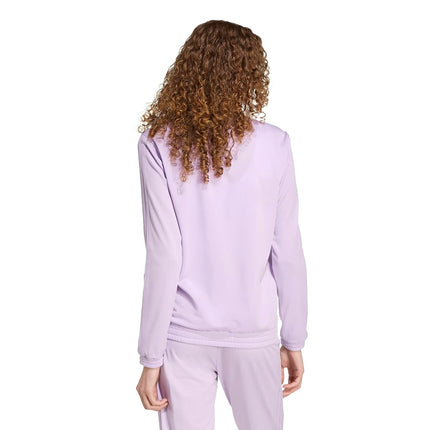 adidas womens Tricot 3-stripes Track Top, Powder Plum, XS