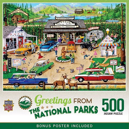 Baby Fanatics 82226 : Salutations de - Le puzzle Les parcs nationaux 550 pièces