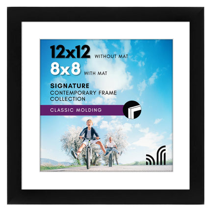 Americanflat 12x12 Picture Frame with Shatter-Resi