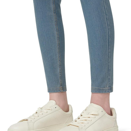 HUE Women's Essential Denim Leggings, Stone Acid Wash, 3X