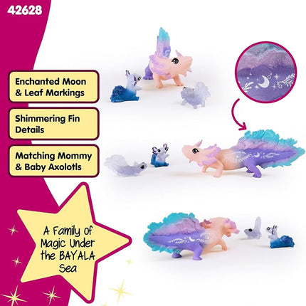 Schleich Bayala - 3Pc Axolotl Discovery Set Playset - Kids Ages 5+ | 42628