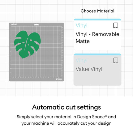 Cricut Value Removable Adhesive Vinyl, 30.5 cm x 3 m, White, Ideal for Personalised Decals, Labels & DIY Crafts, Removes Without Residue for All Cricut Cutting Machines