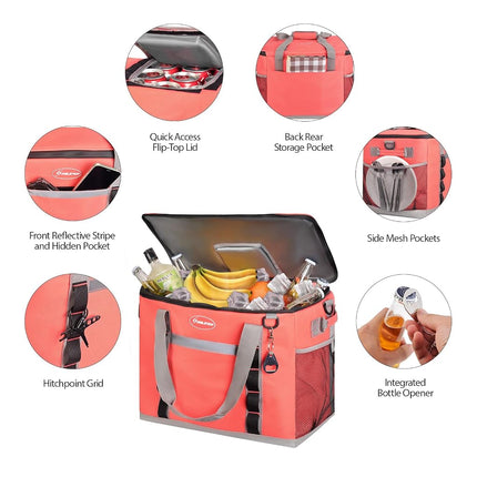 Maelstrom Soft Cooler Bag, 75 Can Beach Cooler with Flip-top Access