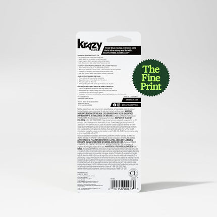 Krazy Glue KG483 Advanced Formula, .18 oz. Extra Strong, Durable, Precision Tip (EPIKG483)