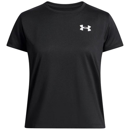 Under Armour Girl's Tech T-Shirt Black/White L L