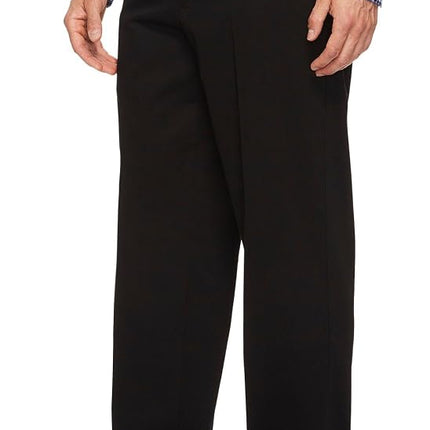 Dockers Men's Classic Fit Easy Khaki Pants Casual, Black (Stretch), 38W / 34L