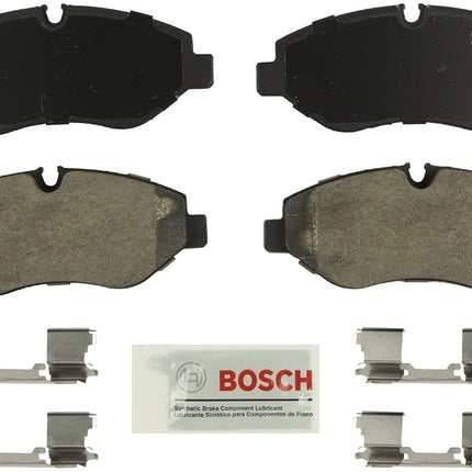 BOSCH BE1316H Blue Semi-Metallic Disc Brake Pad Set With Hardware - Compatible With Select Dodge Sprinter 2500; Freightliner Sprinter 2500; Mercedes-Benz Sprinter 2500; Volkswagen Crafter; FRONT