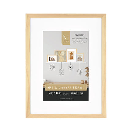 MCS Gallery Wooden Frame for Canvas, Art Boards, P