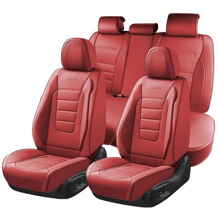Coverado Car Seat Covers Full Set, Nappa Leather S