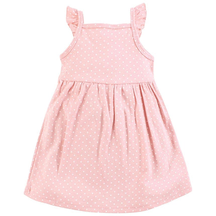Hudson Baby Robes en Coton pour Bébé Filles, Imprimé Fleuri, 0-3 Mois