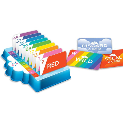 Winning Moves Games Rack-O Jr USA, Edición Infantil del Juego Rack-O para 2 a 4 Jugadores, Edades 4+