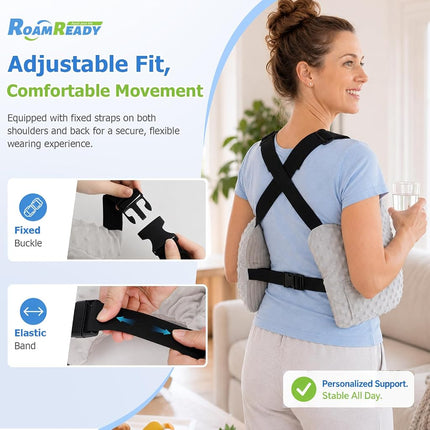 RoamReady Post Mastectomy Pillow After Breast and Heart Surgery Recovery