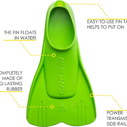 Cressi mini light, lime, 32/33