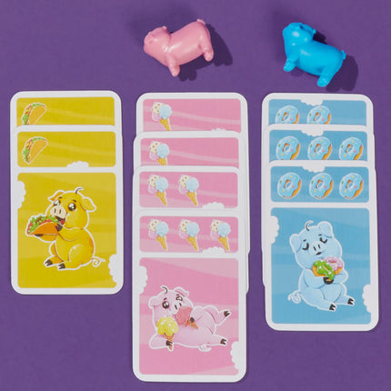 Hasbro Gaming Piggy Piggy Card Game, Fun and Fast Card Game for Families, Children, Teenagers and Adults, Ages 7+, for 2 to 6 Players