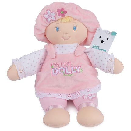 GUND My First Dolly Stuffed Plush Doll, 12" Stuffed Animal, Blonde, 30.48 cm