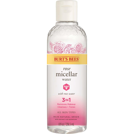 Burts Bees Rose Micellar Toning Water for Women 8 
