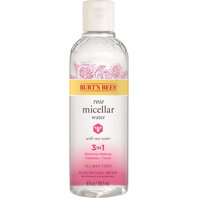 Burts Bees Rose Micellar Toning Water for Women 8 
