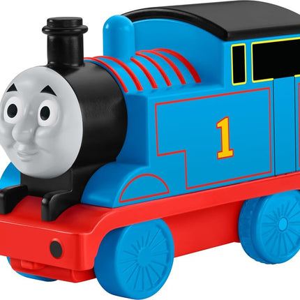 Thomas & Friends Fisher-Price My First Thomas & Friends R/C Thomas, battery-powered remote-controlled train engine with character phrases for toddlers, GPV86