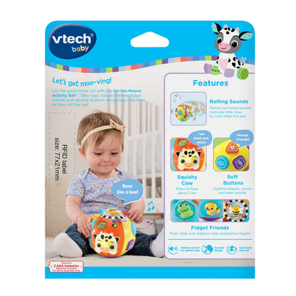 VTech Baby On-The-Moove Texture Activity Ball - Orange