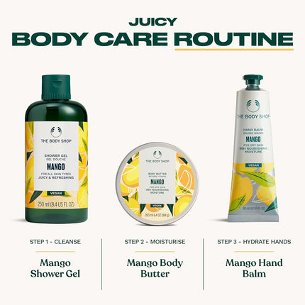 The Body Shop Mango Shower Gel, Shower Gel for Women and Men, 750ml