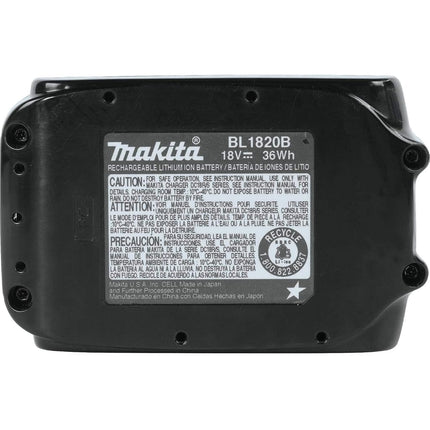 Makita BL1820B-2 18V Compact Lithium-Ion 2.0Ah Battery Twin Pack