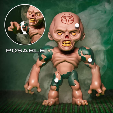 NUMSKULL Zombie DOOM Eternal In-Game Collectible Replica Poseable Toy Figure - Official DOOM Merchandise - Limited Edition