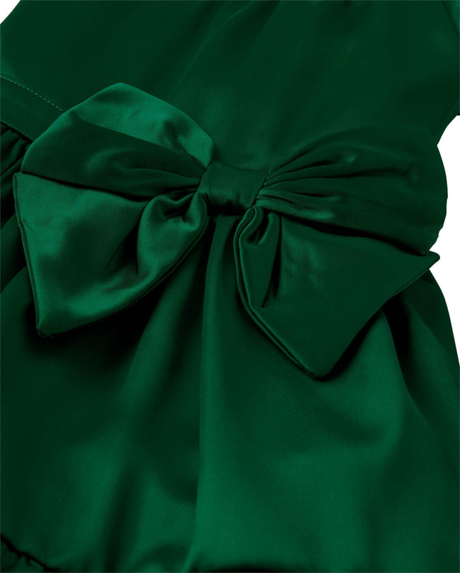 Robes habillées de cérémonie à manches courtes pour filles et tout-petits Gymboree, Forêt verte, 8