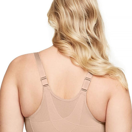 Glamorise MagicLift Front-Closure Posture Back Wirefree Bra 1265 (Women's & Women's Plus)