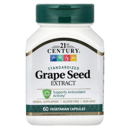 21st Century Grape Seed Extract Veg Capsules, 60 C