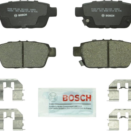 Bosch BC1103 QuietCast Premium Ceramic Disc Brake Pad Set For: Acura TL; Honda Ridgeline, Rear