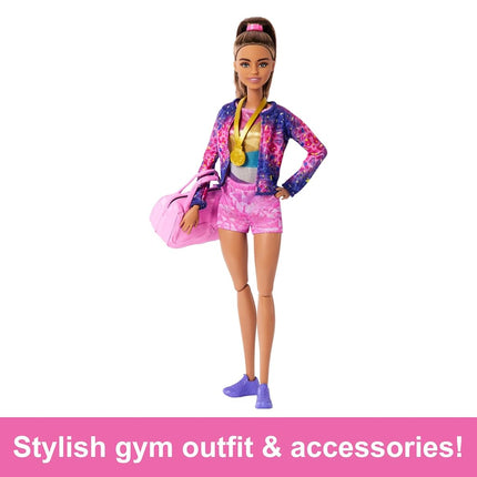 Barbie Careers Gymnastics Doll & Themed Accessories Playset