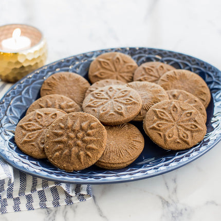 Sellos para galletas Nordic Ware Starry Night, 3 pulgadas redondos, plateado