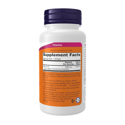 NOW E-400, 100 Softgels (Pack of 2)