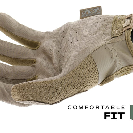 Mechanix Wear: Tactical Specialty 0.5mm High-Dexterity Work Gloves with Secure Fit and Precision Feel, Tactical Gloves for Airsoft, Paintball, Utility Use, Gloves for Men (Brown, Small)