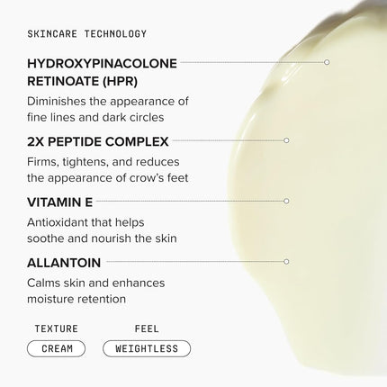 DRMTLGY HPR Eye Cream - Retinoid Under Eye Cream for Under Eyes, 0.5 fl oz