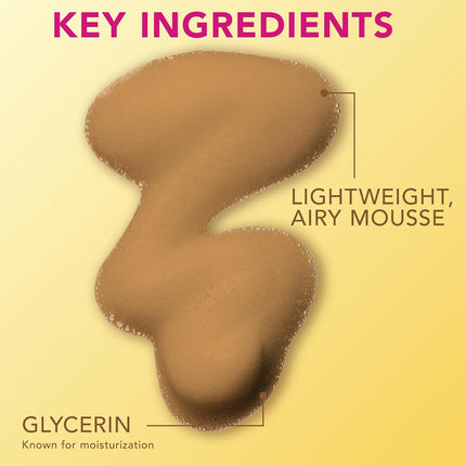 Jergens Natural Glow Instant Sun Moisturizing Mousse, Dark, 6 Ounce