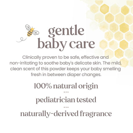 Burt's Bees Baby Dusting Powder, Talc Free and Hypoallergenic for Safe and Gentle Comfort, 100% Natural Origin, Pediatrician Tested, 200 g (Pack of 3)