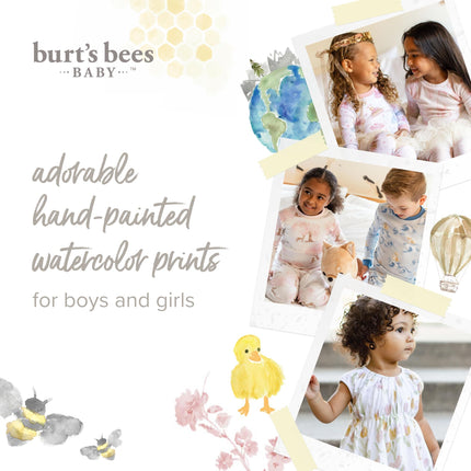 Baberos orgánicos de Burt’s Bees Baby – Baberos 100% algodón para recién nacidos, para bebés y niñas