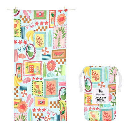 Dock & Bay Beach Towel - Quick Dry, Sand Free - Co