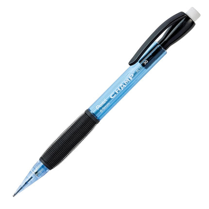 Pentel CHAMP Mechanical Pencil, (0.9mm), Tinted Blue Barrel, 12 Pack (AL19C)