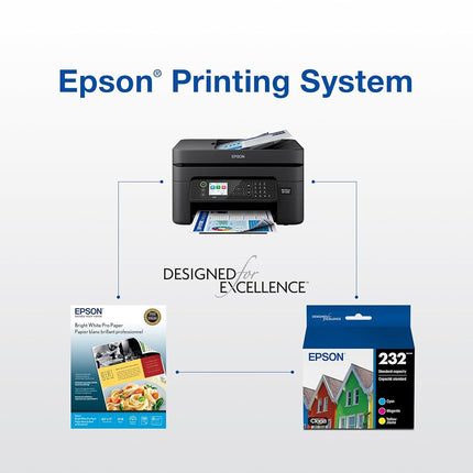 EPSON 232 Claria Ink High Capacity Black Cartridge (T232XL120-S) Works with WorkForce WF-2930 ,2950 and Expression XP-4200, 4205