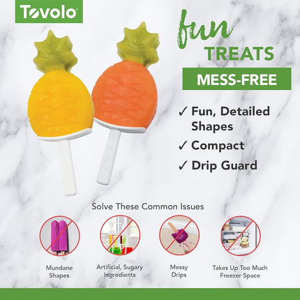 Tovolo Stackable Pop Moulds Set 4 - Pineapple