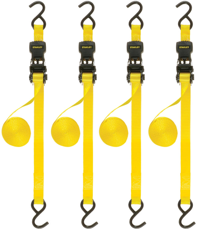 STANLEY S10004-12 Black/Yellow 1" X 12' Ratchet St